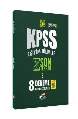 2025 KPSS Eğitim Bilimleri 8 Çözümlü Deneme - 0